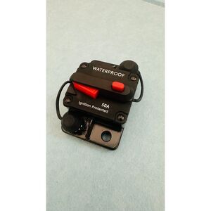 50 Amp Waterproof Circuit Breaker,with Manual Reset Marine Trolling Motors Boat